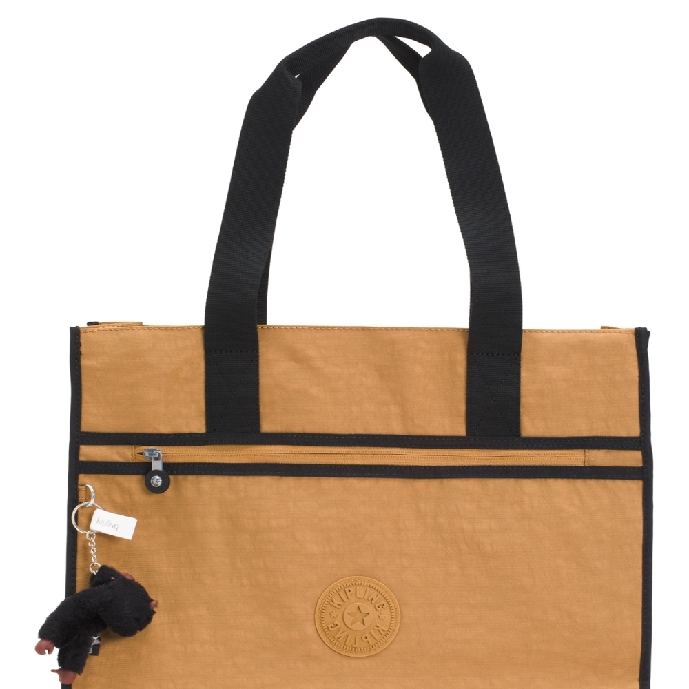 Kipling Tan Tote Bag
